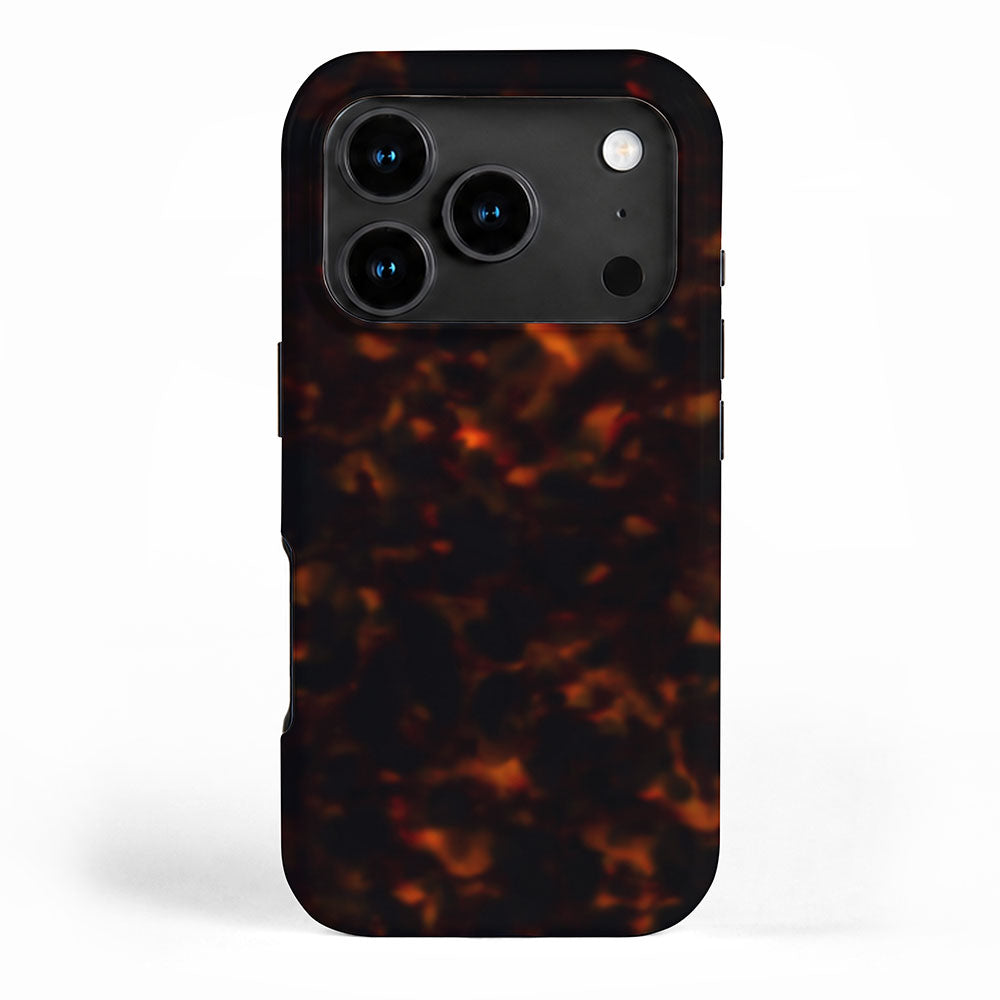 Red Tortoiseshell pattern iPhone Case Gallery Image 1