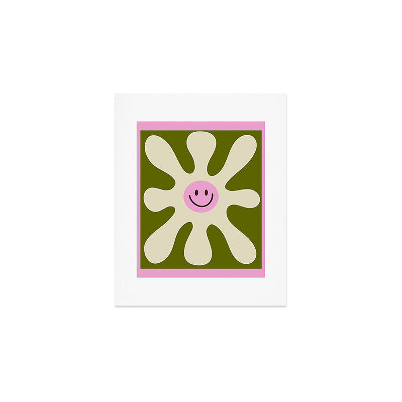 Retro Flower Vintage 70s Groovie Art Print Gallery Image 1