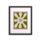 Retro Flower Vintage 70s Groovie Framed Art Print Gallery Image 5