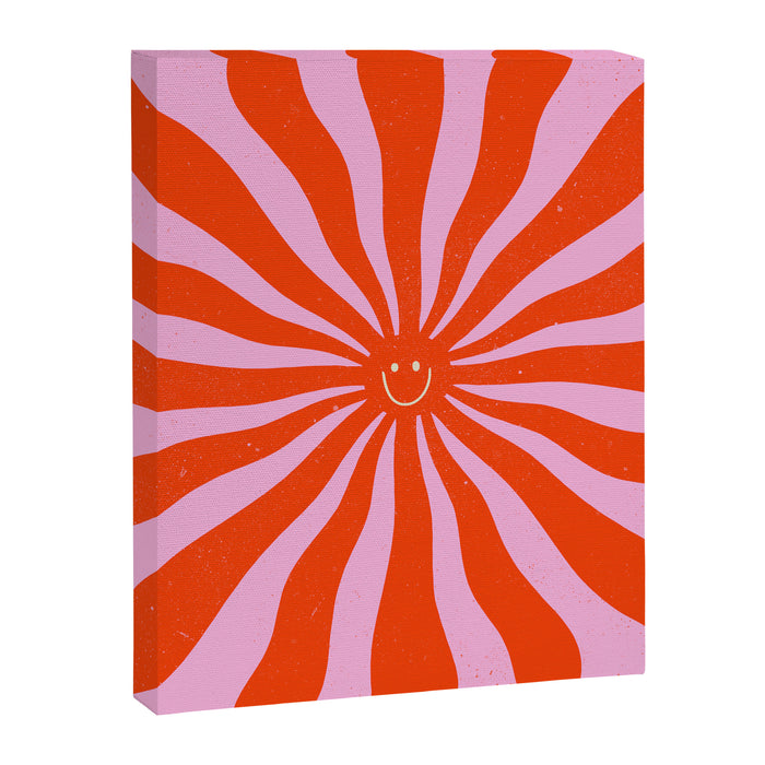 Retro Sun Vintage 70s  Canvas Print Gallery Image 1