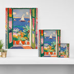 Sea View from the Window  Canvas Print Gallery Image 3