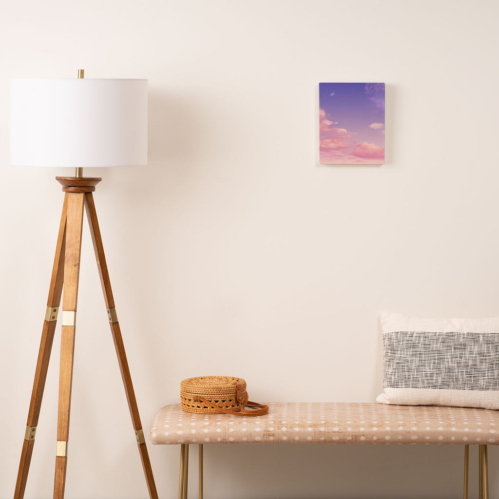 Sky Purple Aesthetic Lofi Canvas Print Gallery Image 2