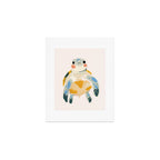 Smiling Sea Turtle Soft Pastel Nursery Animal Art Print Gallery Image 1