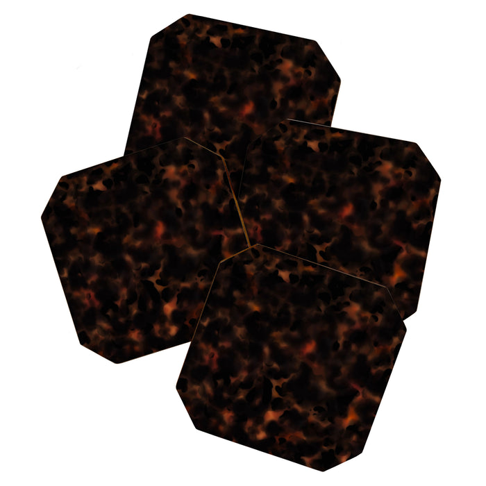 tortoise shell texture Coaster Gallery Image 1