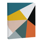Triangles abstract colorful art Canvas Print Gallery Image 6