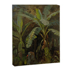  Tropical Vintage Jungle Botanicals in Earthy Greens and Lush Forest Tones Canvas Print Gallery Image 6