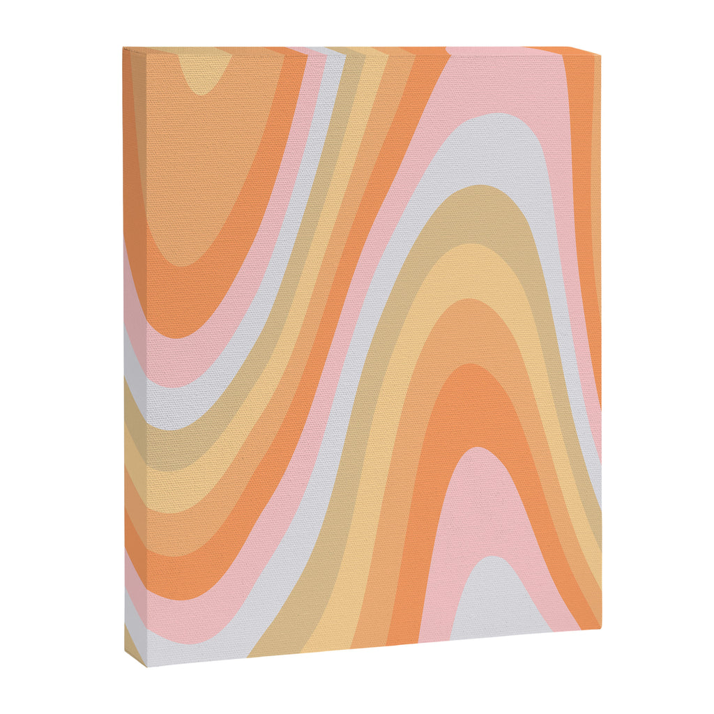 Wavy 70s Art Canvas Print Gallery Image 8