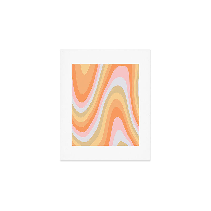 Wavy 70s Art Art Print Gallery Image 1