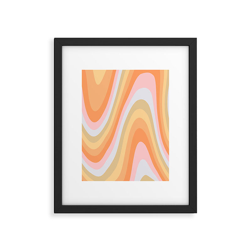 Wavy 70s Art Framed Art Print Gallery Image 6