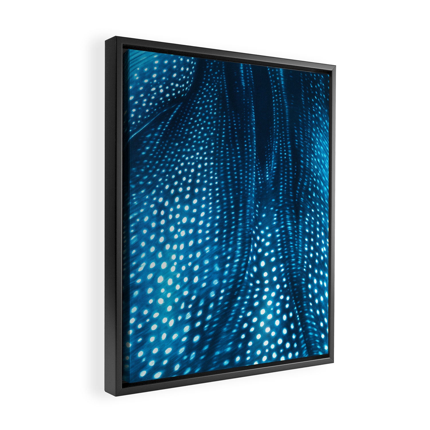 Whale Shark Stars Framed Canvas Print Gallery Image 2