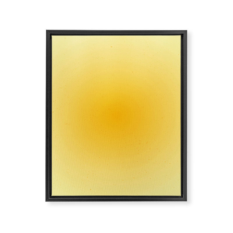 Yellow Gradient Aesthetic Sunshine Framed Canvas Print Gallery Image 8