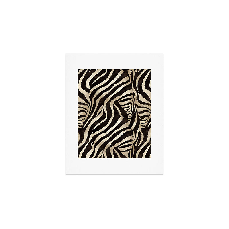 Zebra Stripes African Pattern Art Print Gallery Image 1