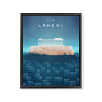 Athens Framed Canvas Print Gallery Image 8