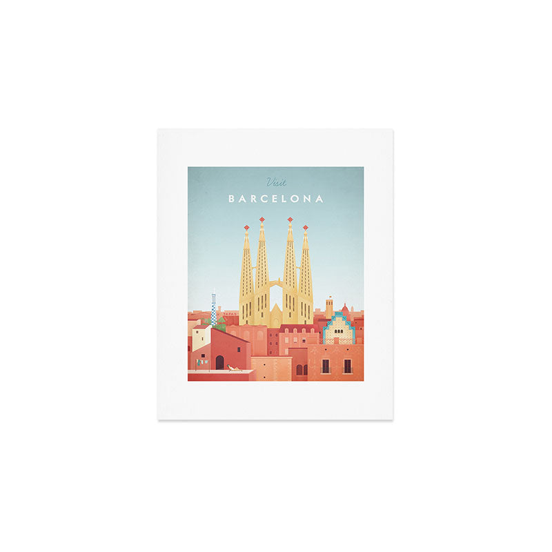 Barcelona Art Print Gallery Image 1