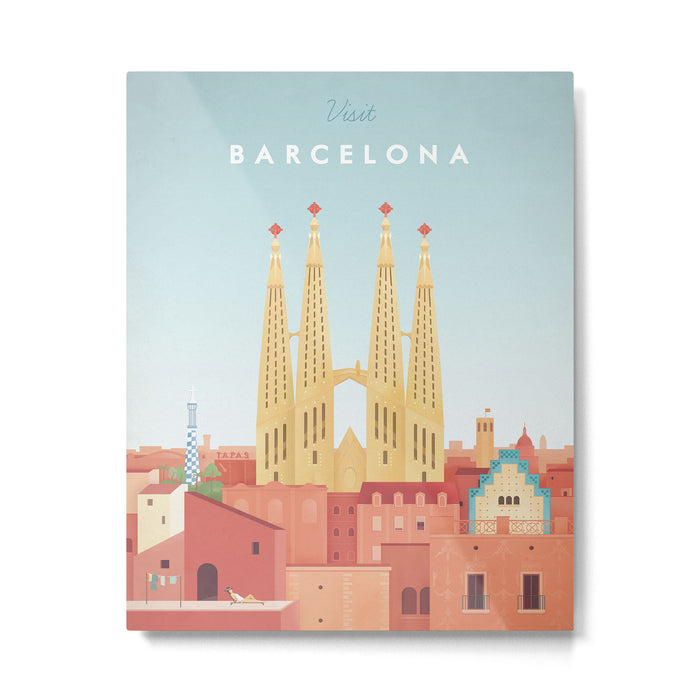 Barcelona Metal Print Gallery Image 1