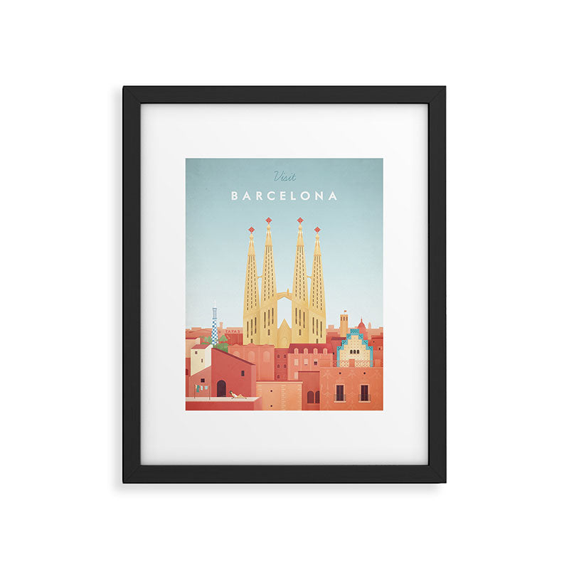 Barcelona Framed Art Print Gallery Image 5