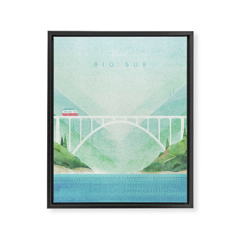 Big Sur Framed Canvas Print Gallery Image 3