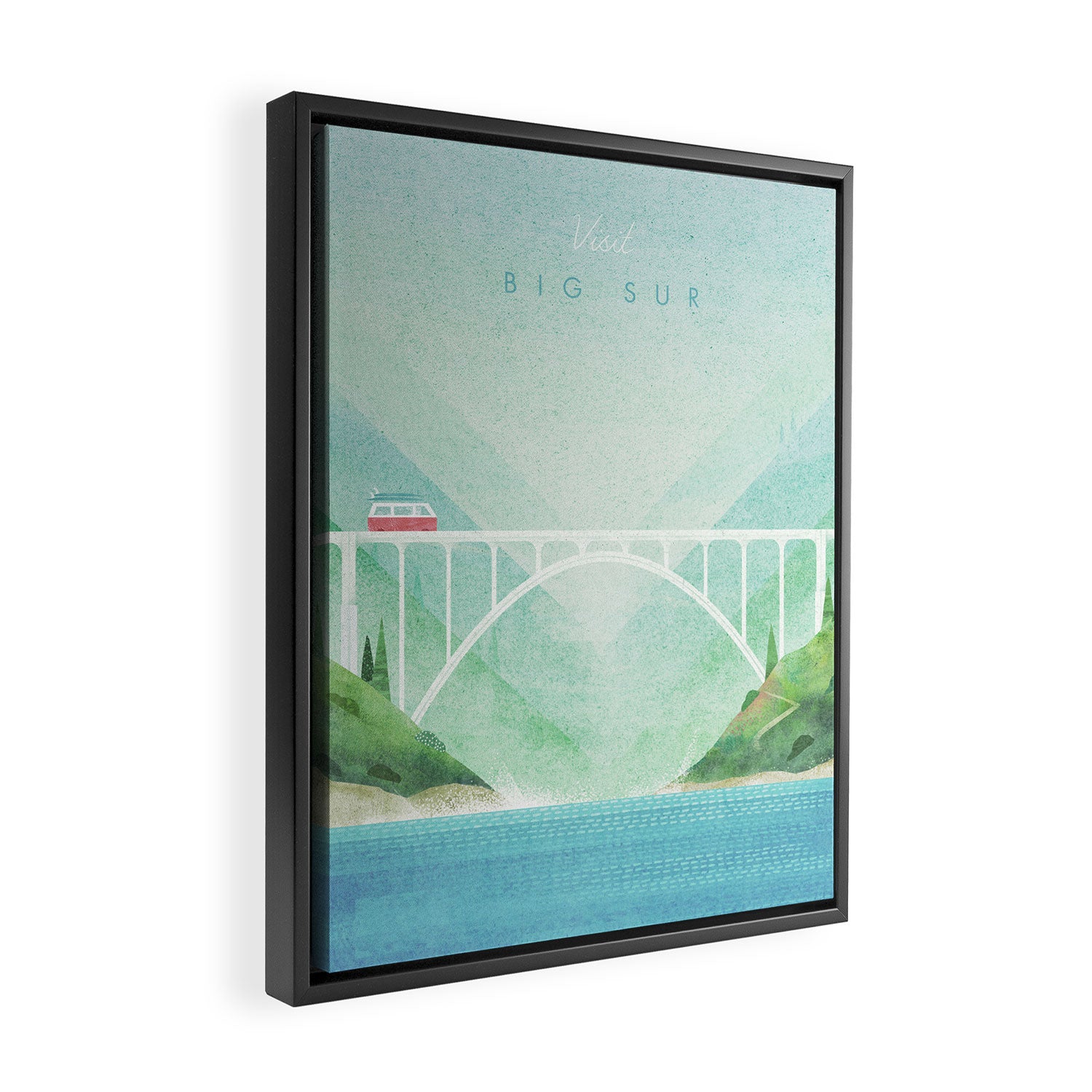 Big Sur Framed Canvas Print Gallery Image 2