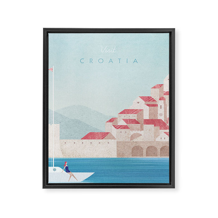 Croatia Framed Canvas Print Gallery Image 1