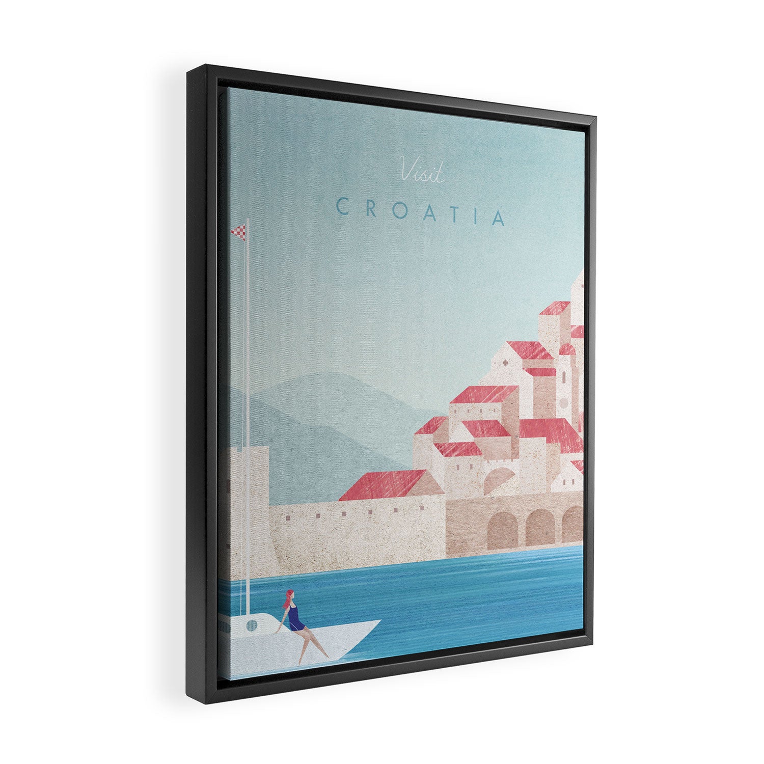 Croatia Framed Canvas Print Gallery Image 2