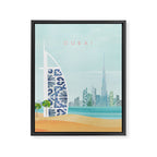 Dubai Framed Canvas Print Gallery Image 6