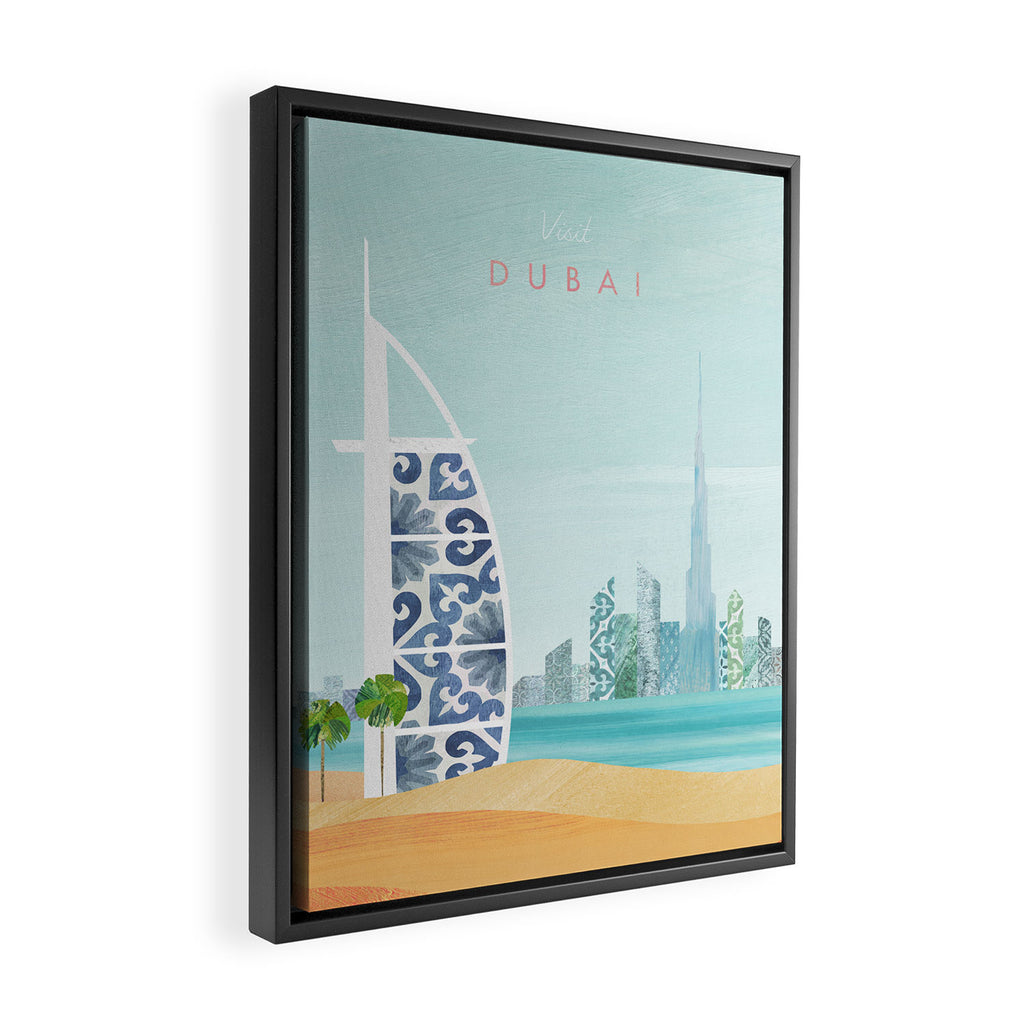 Dubai Framed Canvas Print Gallery Image 2