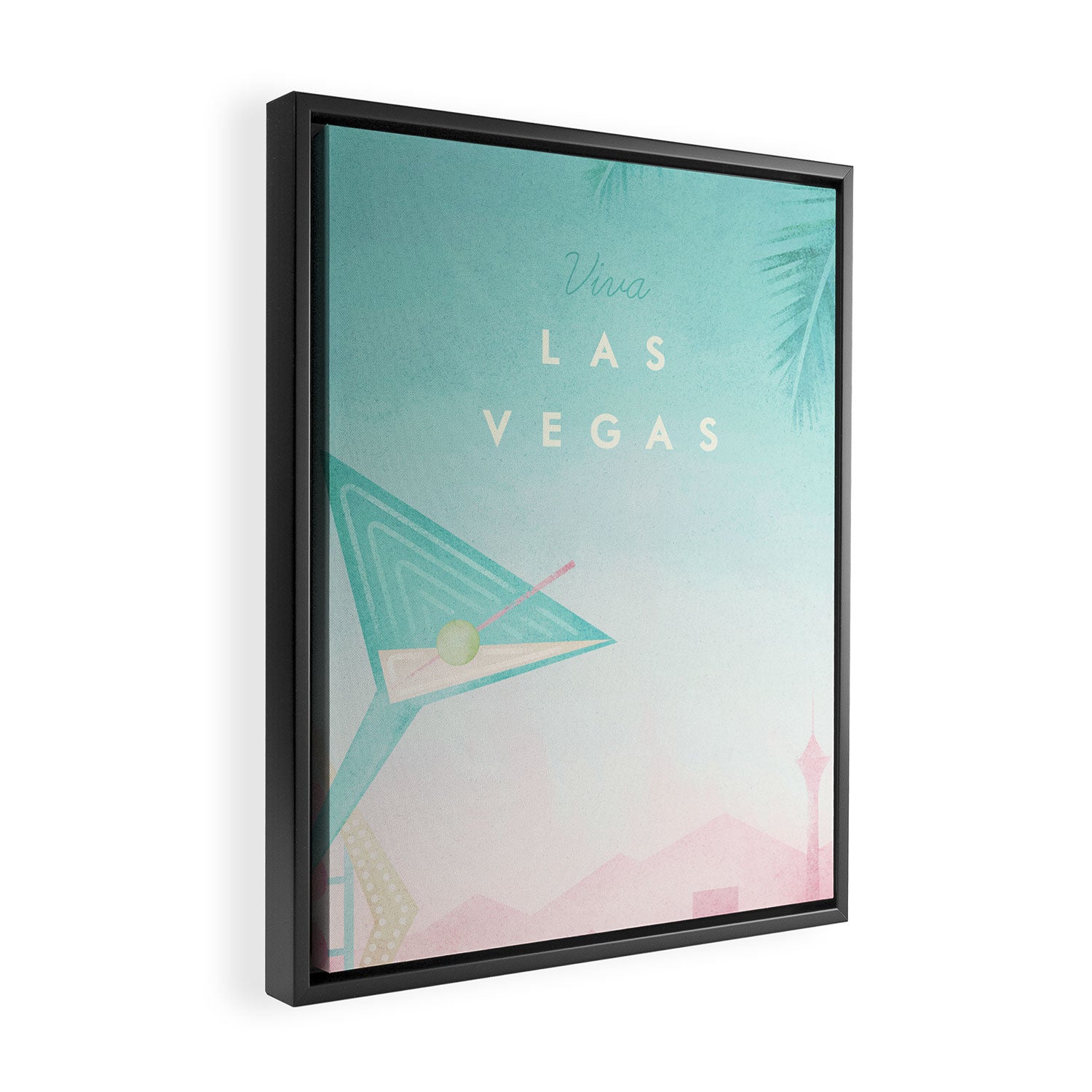Las Vegas Framed Canvas Print Gallery Image 2