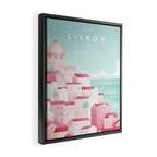 Lisbon Framed Canvas Print Gallery Image 2