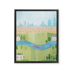 London II Framed Canvas Print Gallery Image 6