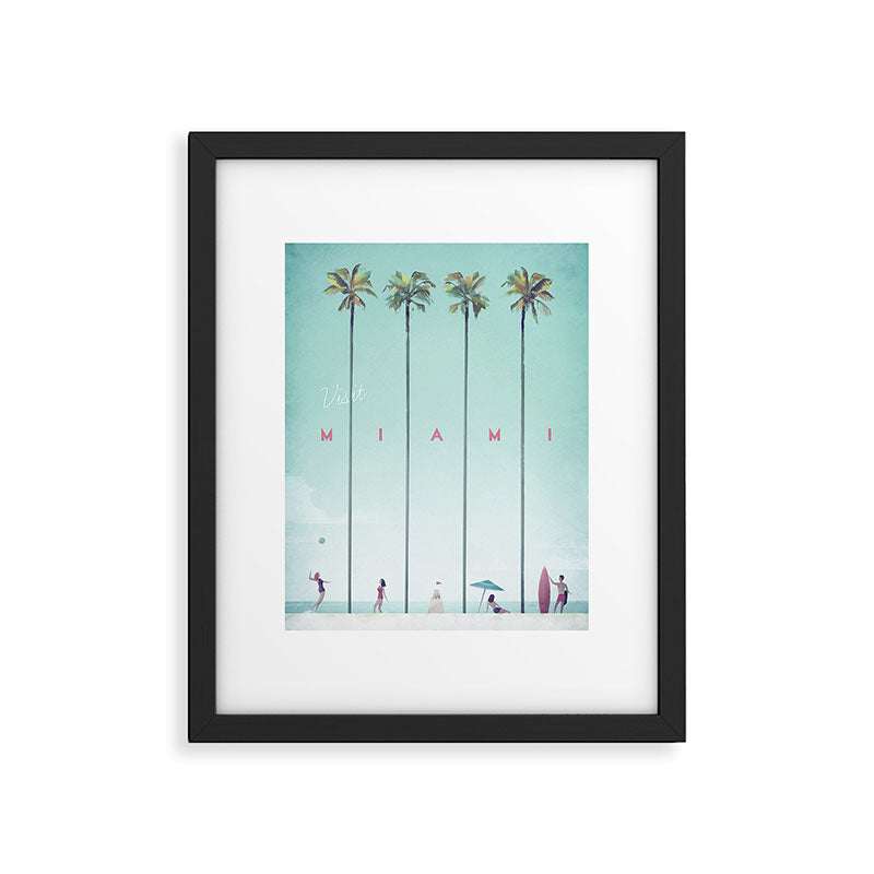Miami Framed Art Print Gallery Image 6