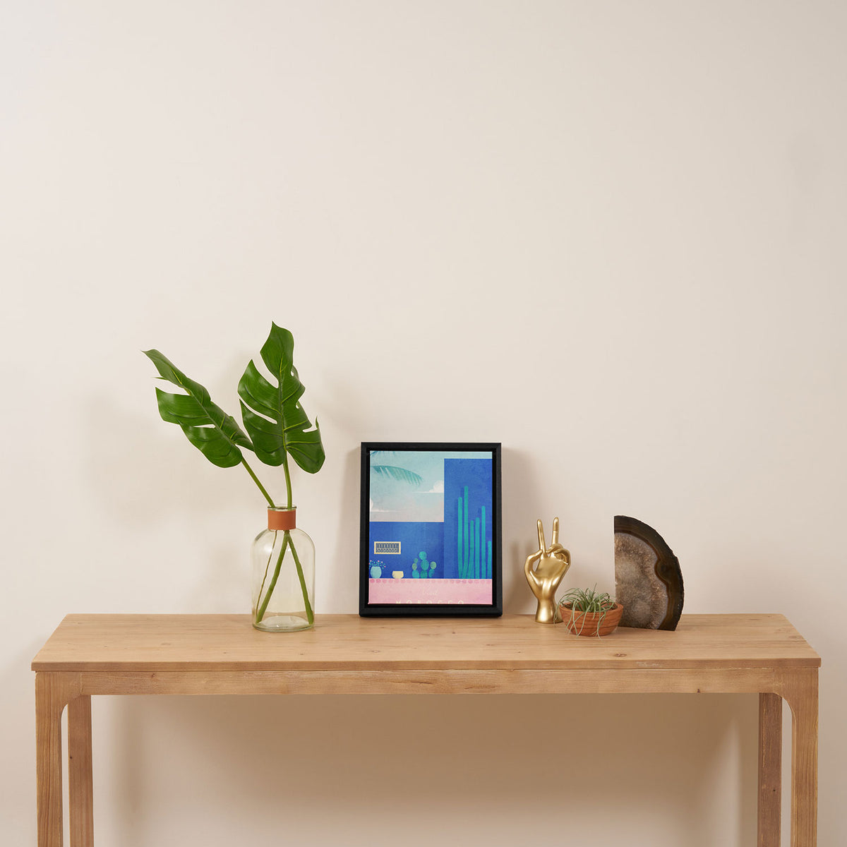 Morocco / Cactus Framed Canvas Print Gallery Image 4