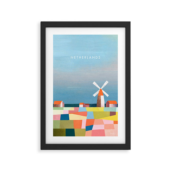 Netherlands Framed Art Print Gallery Image 1