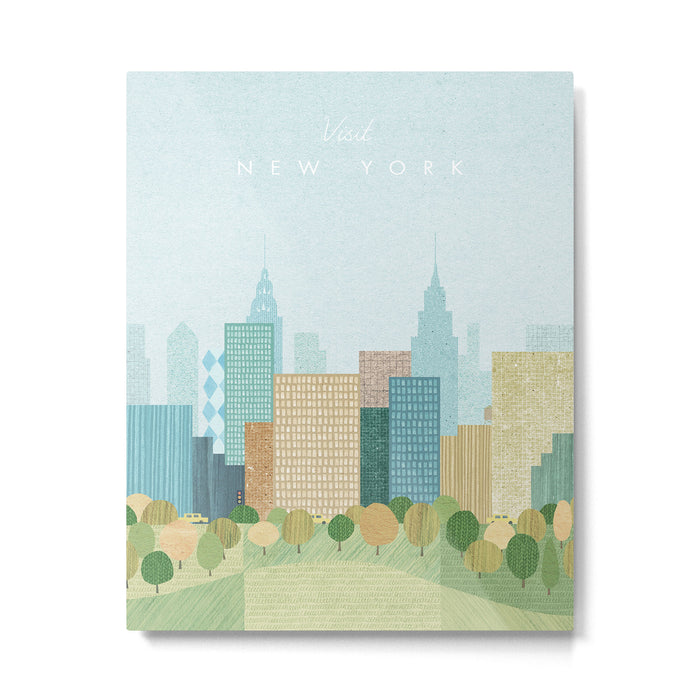 New York, Fall Metal Print Gallery Image 1