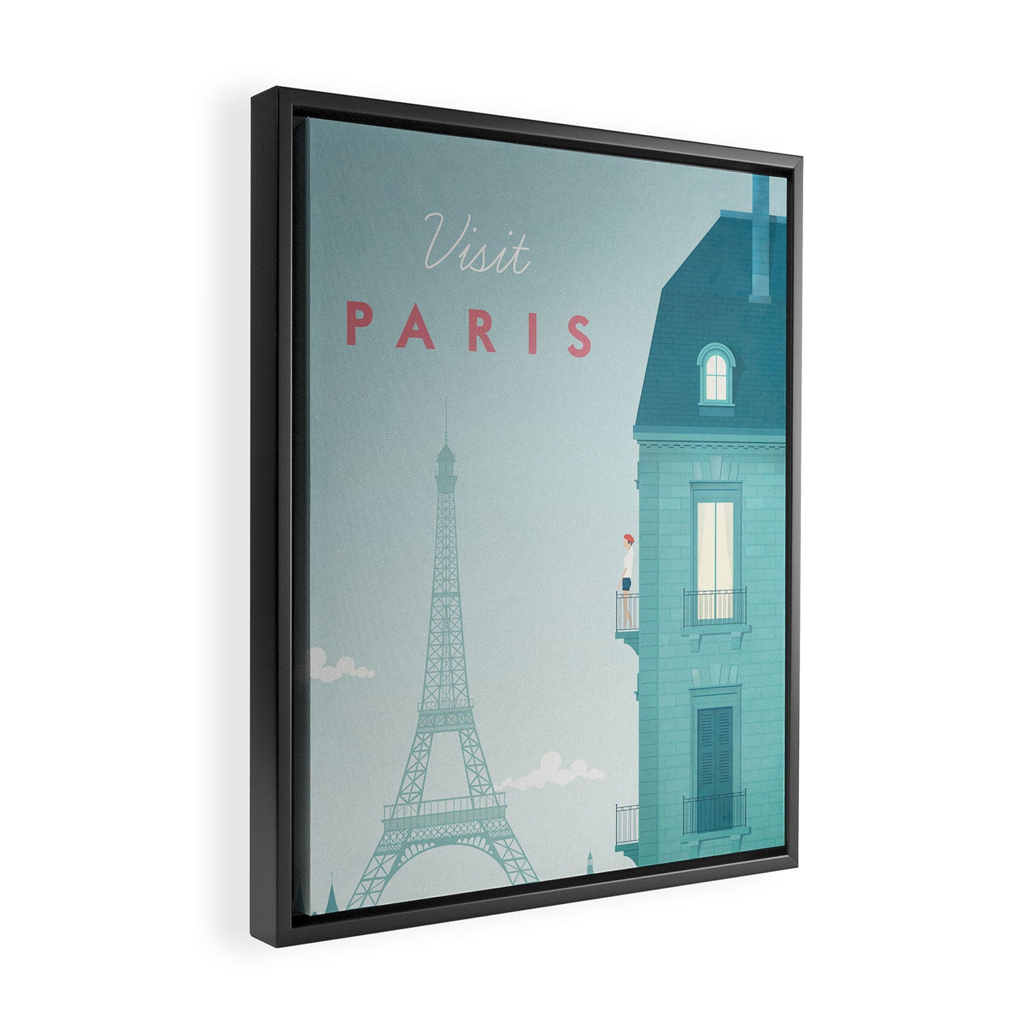 Paris Framed Canvas Print Gallery Image 2