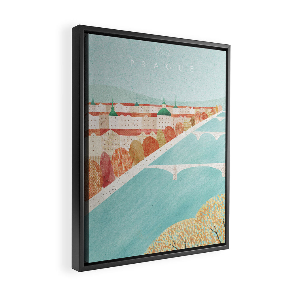 Prague Framed Canvas Print Gallery Image 2