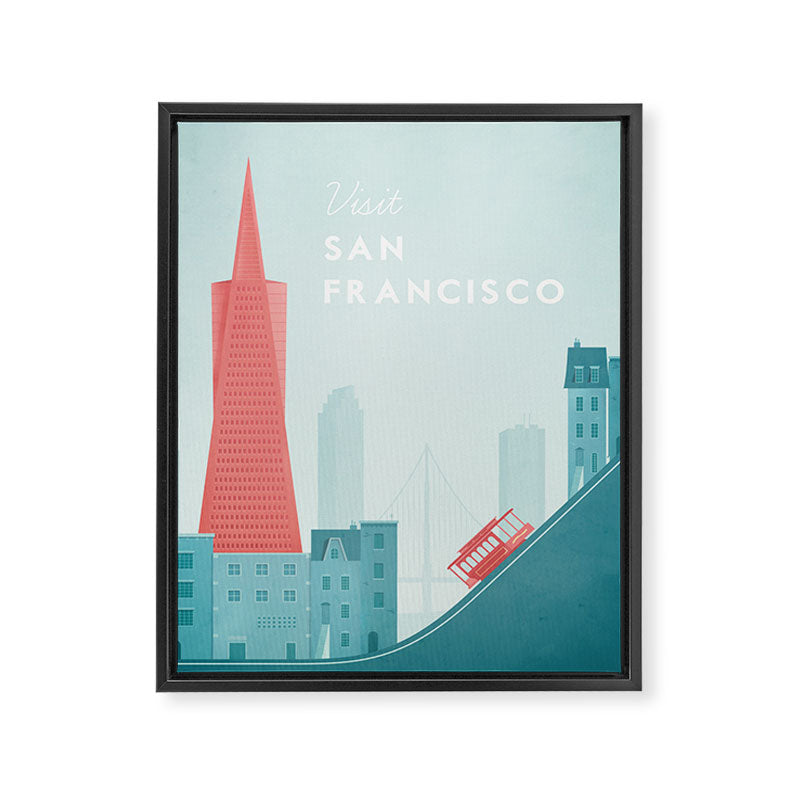 San Francisco Framed Canvas Print Gallery Image 6