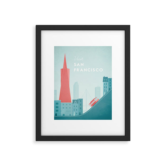 San Francisco Framed Art Print Gallery Image 1