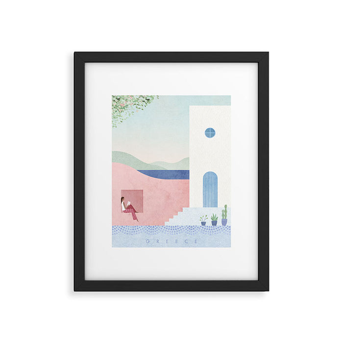 Santorini, Greece Framed Art Print Gallery Image 1
