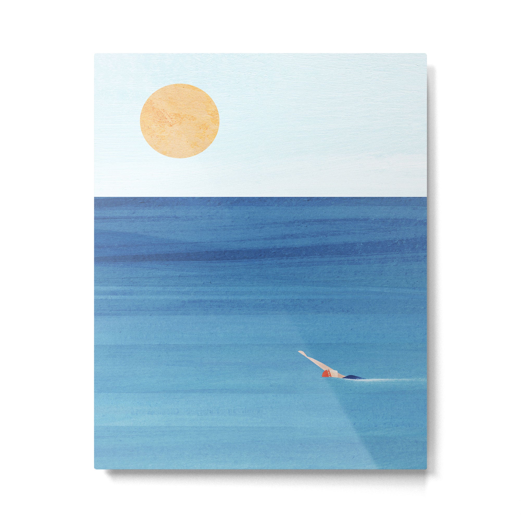 Sea Swim Metal Print Gallery Image 4