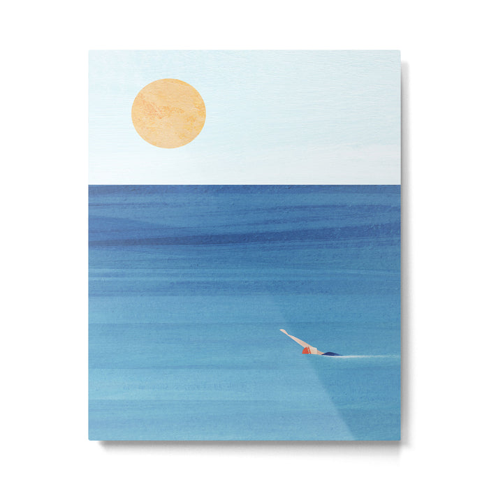 Sea Swim Metal Print Gallery Image 1