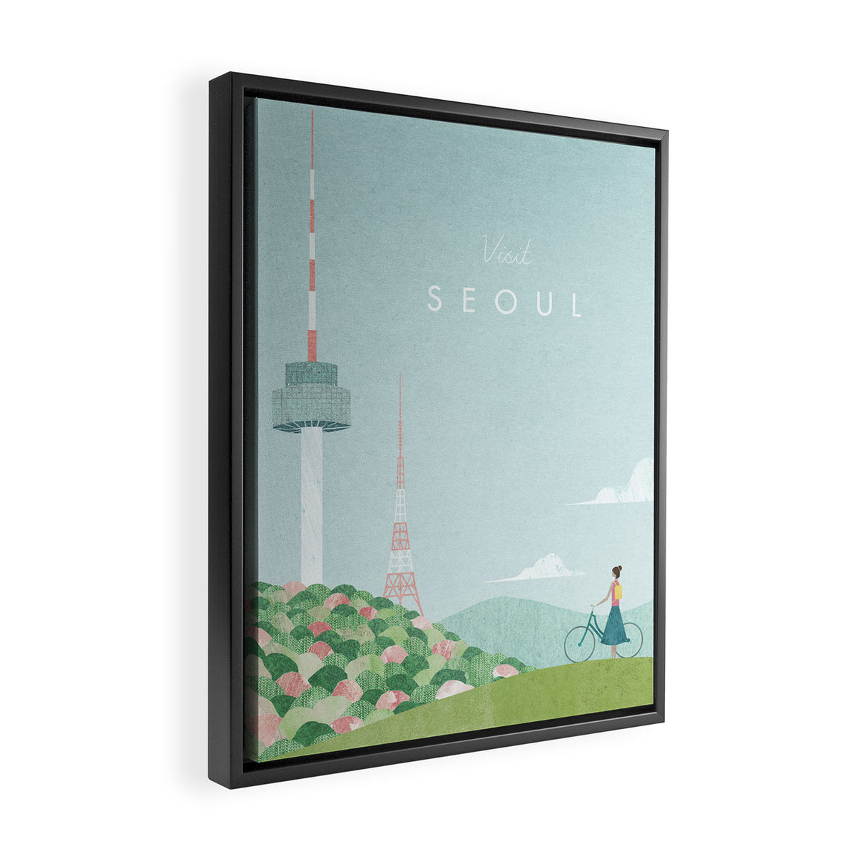 Seoul Framed Canvas Print Gallery Image 2