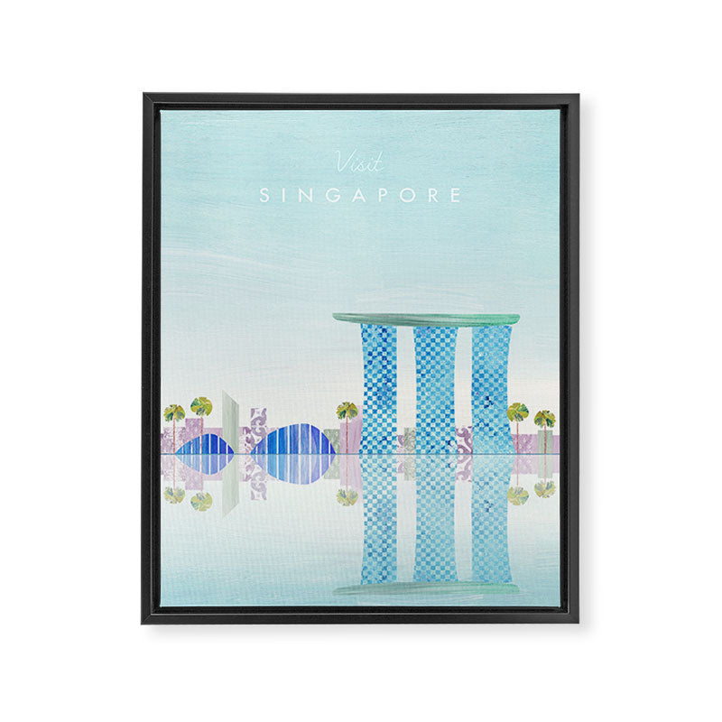 Singapore Framed Canvas Print Gallery Image 6