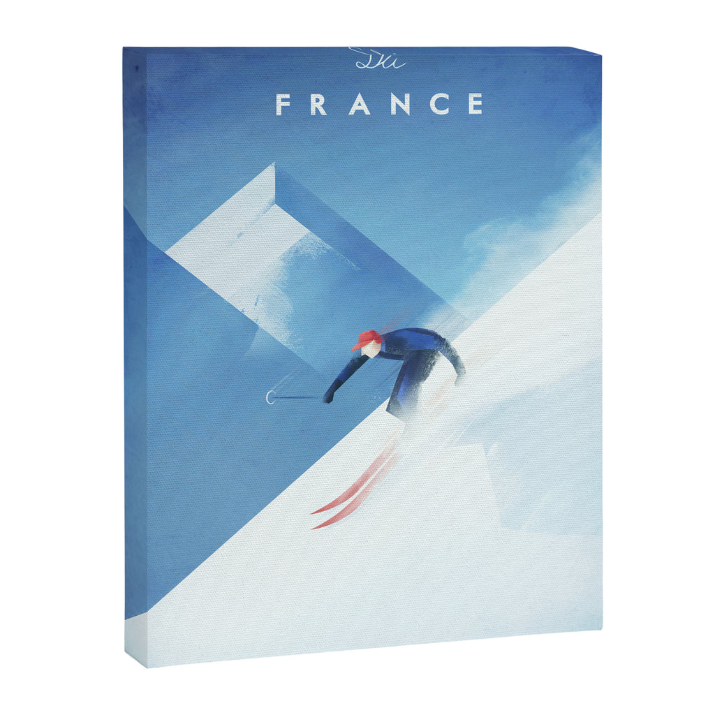 Ski France Canvas Print Gallery Image 6