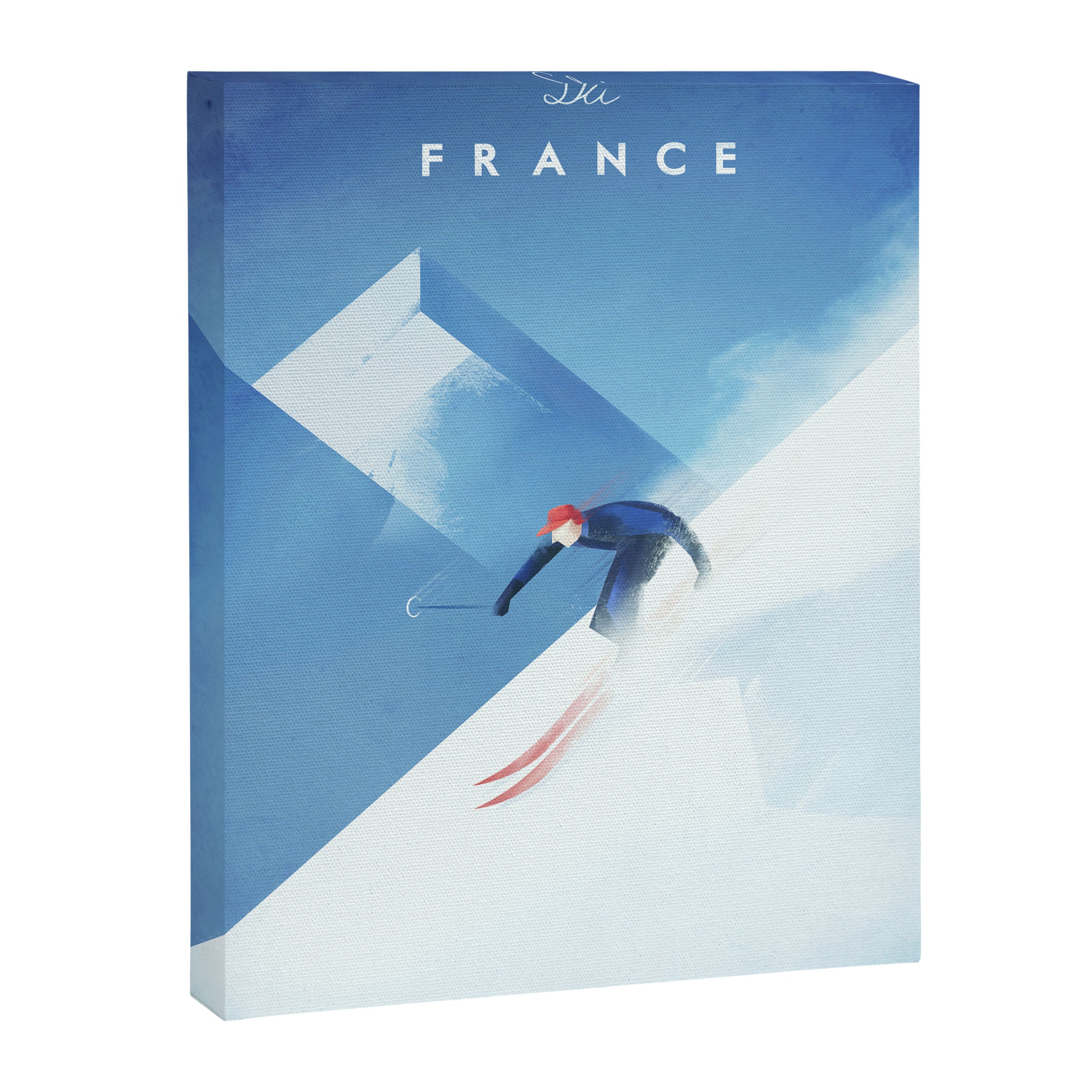 Ski France Canvas Print Gallery Image 6