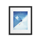 Ski France Framed Art Print Gallery Image 5