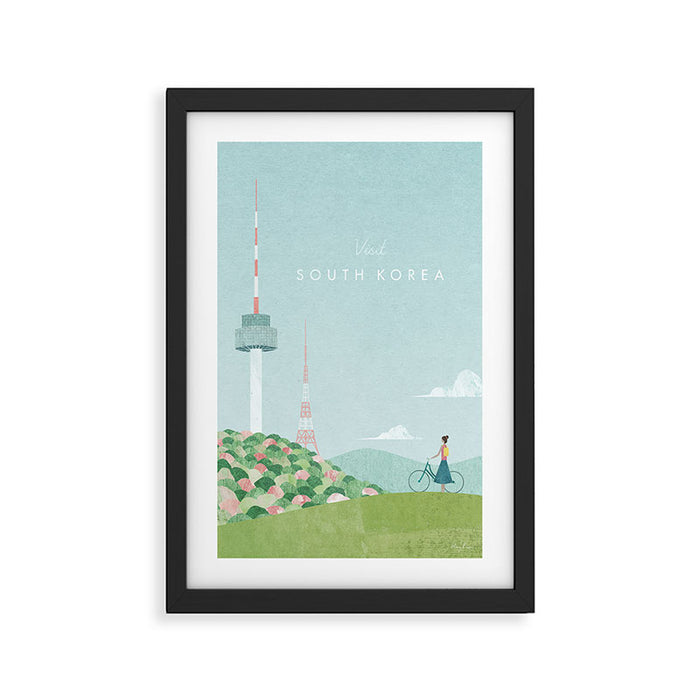 South Korea Framed Art Print Gallery Image 1