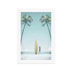 Surf Girl, California Art Print Gallery Image 1