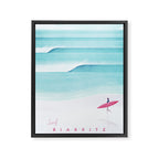 Surf Girl II Framed Canvas Print Gallery Image 6
