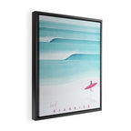 Surf Girl II Framed Canvas Print Gallery Image 2