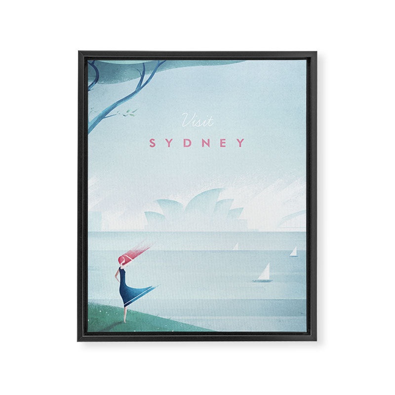 Sydney Framed Canvas Print Gallery Image 8